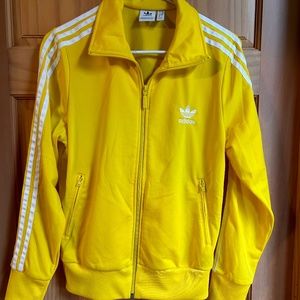 Adidas Yellow Zip Up